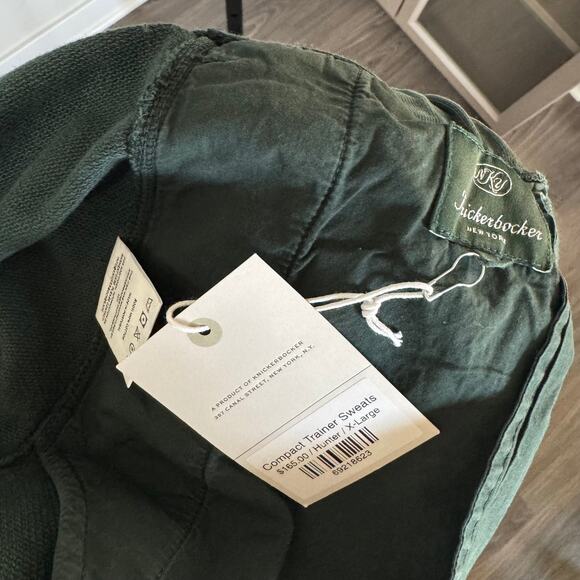 Knickerbocker Hunter Green Compact Trainer Sweatpants XL NEW Straight Track Pant - Picture 6 of 6